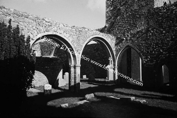 KILCONNELL ABBEY IN THE CLOISTERS